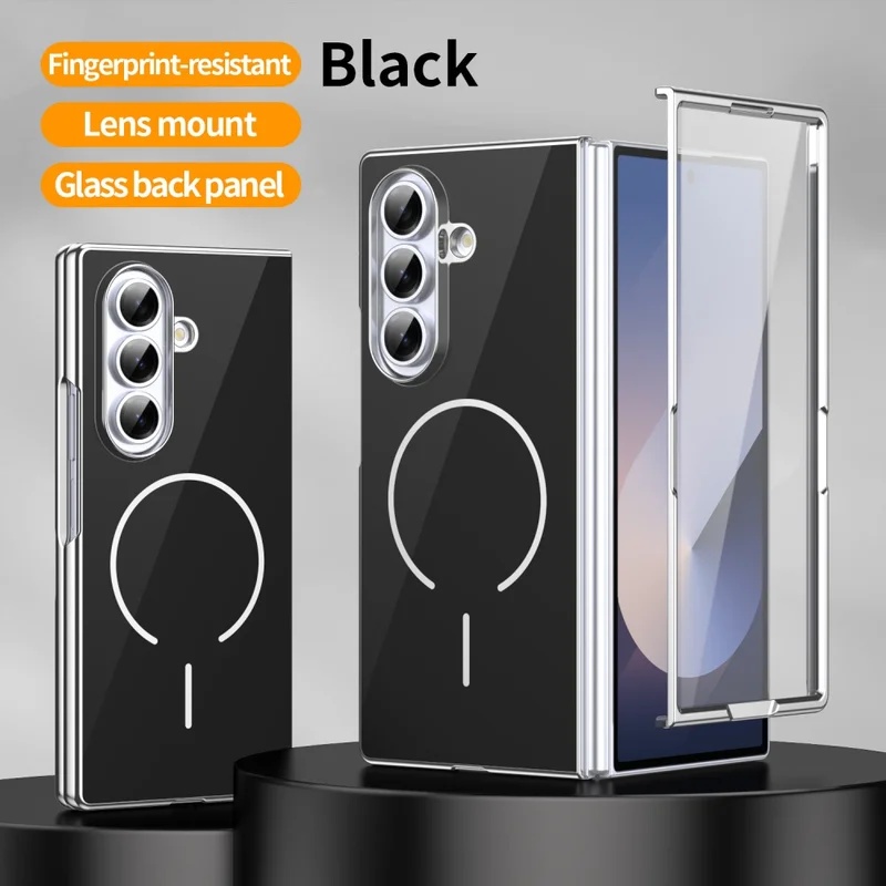 Tech Accessories Designer - ガラス製マグネット式折りたたみスマホケース Samsung Galaxy Z Fold 7