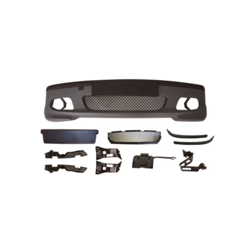 Tech Accessories Kit - 高品質 1998-2004年式 3シリーズ E46 M-Techアップグレードボディキット、フロントリアバンパーフルセット、自動車外装改造アクセサリー
