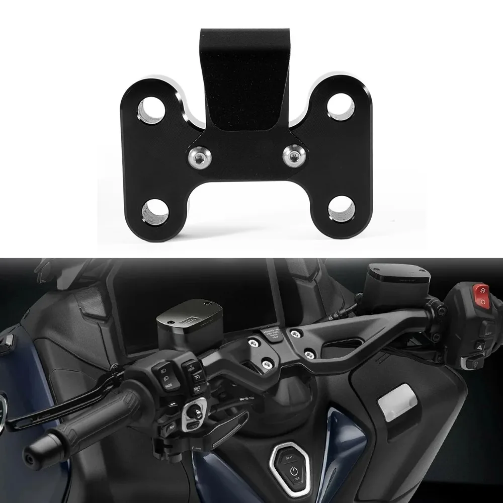 Tech Max Accessories - ヤマハTmax 560 Tech Max 2022-2025用バイクアクセサリー ハンドルバーライザーマウントクランプアダプター