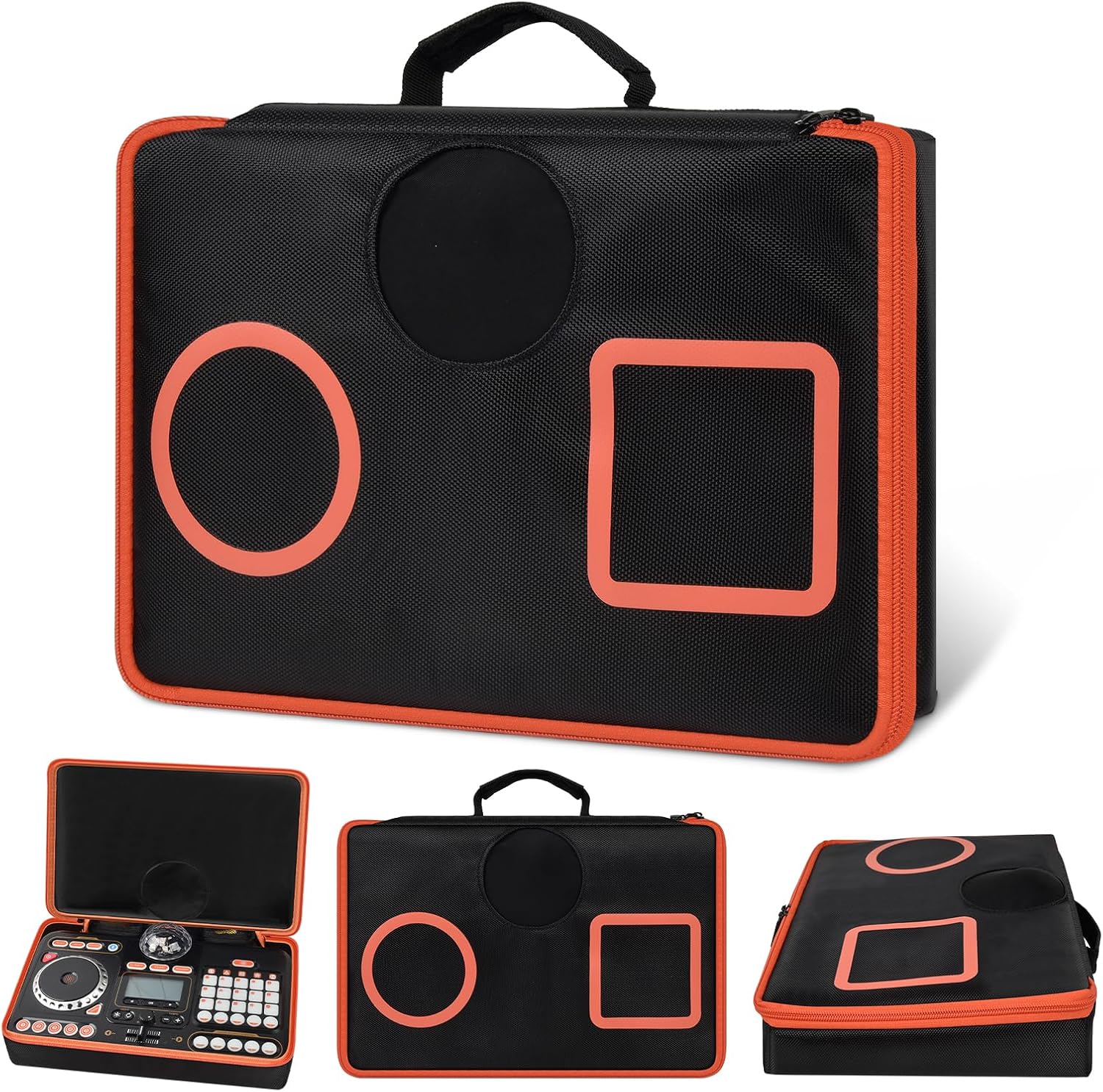Vtech Accessories - VTech KidiStar / Kidi DJミキサー用オレンジ保護ケース、子供用音楽玩具ミキサー＆アクセサリー用ポータブル収納バッグ（ケースのみ）