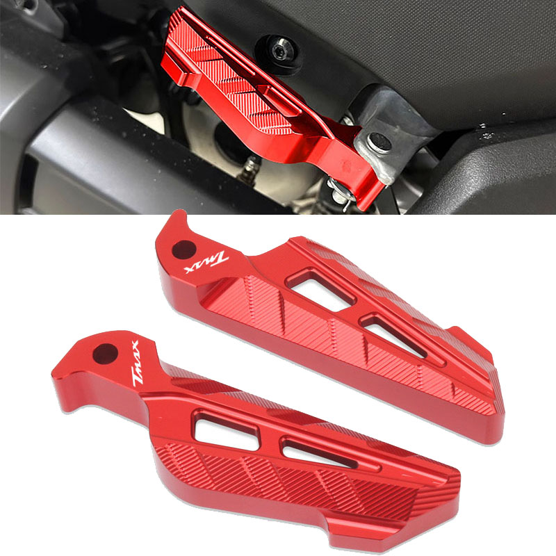 Tech Max Accessories - 二輪車用リアパッセンジャーフットレスト,フットレストペダル,tmax530,tmax560,tmax500,T-MAX,530, 560, 500,tech tmax用アクセサリー