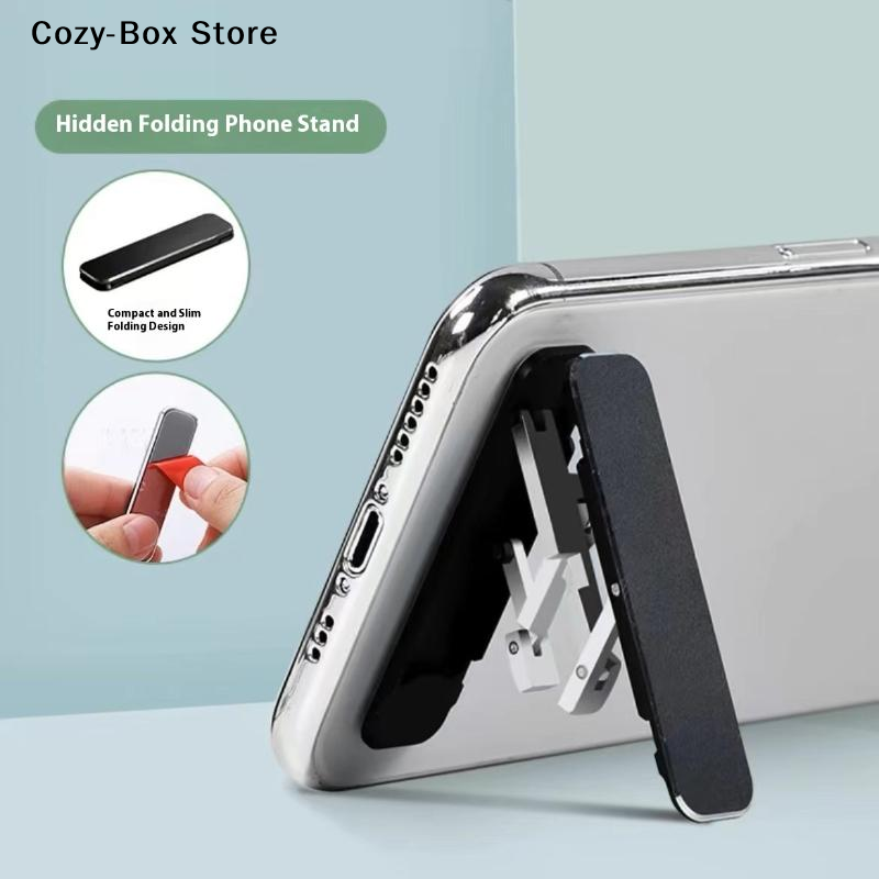 1/3 個ミニ目に見えない折りたたみ式携帯電話スタンドデスク - Phone Stand Aluminum のレビューと価格