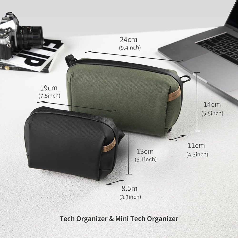 Pgytech-ケーブル、電話バッテリー、電子機器オーガナイ - Tech Accessories Organizer のレビューと価格