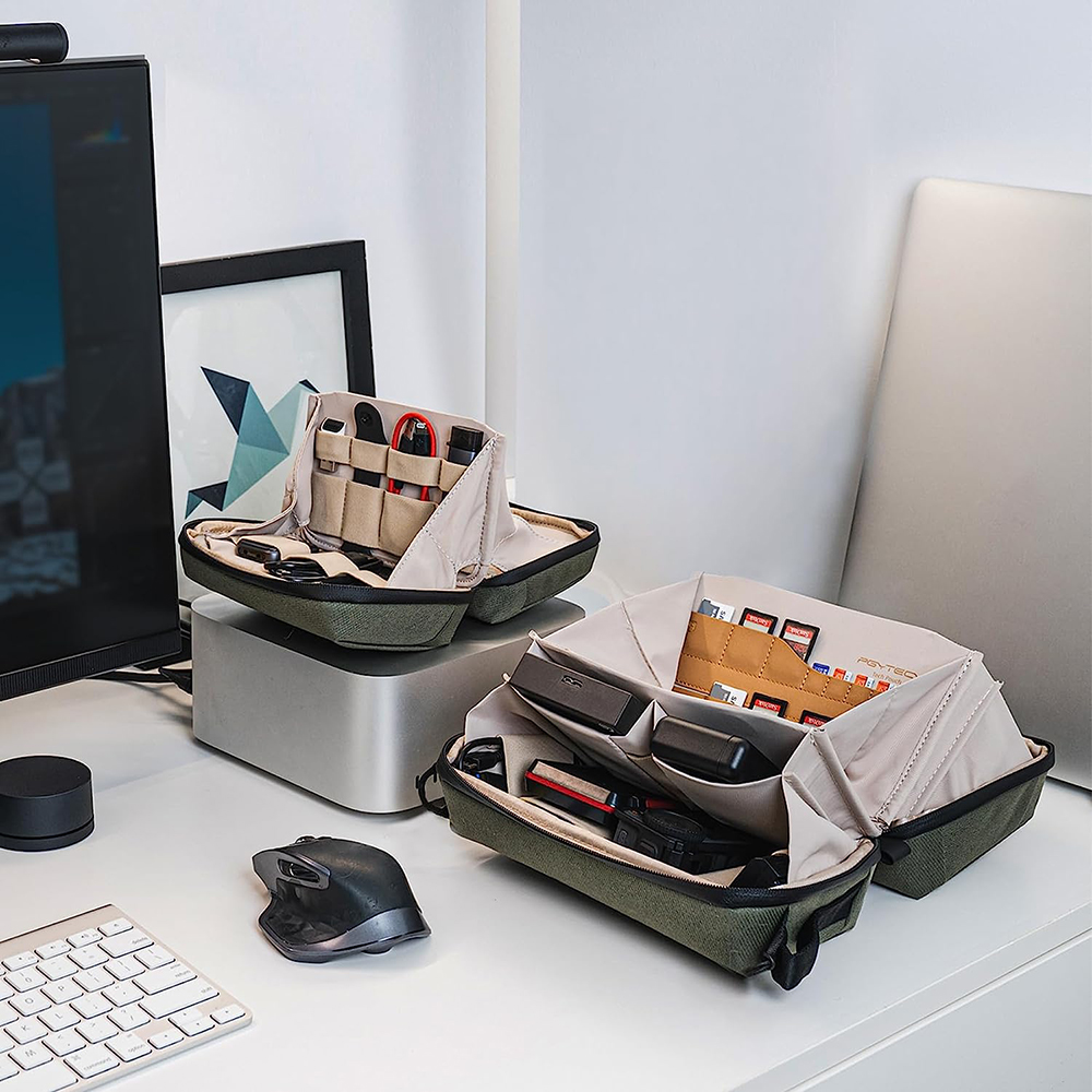 Pgytech-ケーブル、電話バッテリー、電子機器オーガナイ - Tech Accessories Organizer のレビューと価格