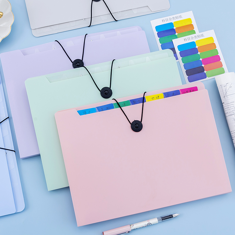 学生用ファイルフォルダー1つ、かわいい透明なアコーディオン式 - Tech Accessories Organizer のレビューと価格
