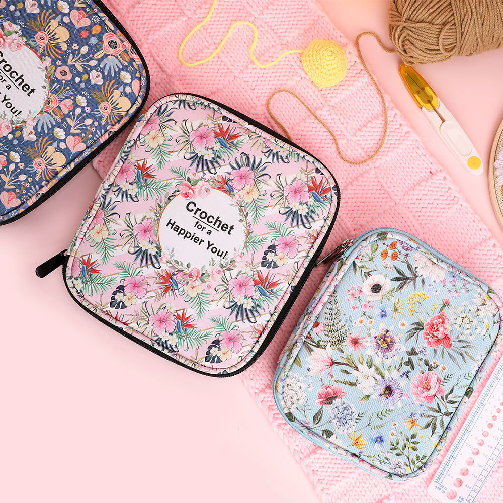防水ニットツールアクセサリー収納バッグ、花柄プリント、複数の - Tech Accessories Organizer のレビューと価格