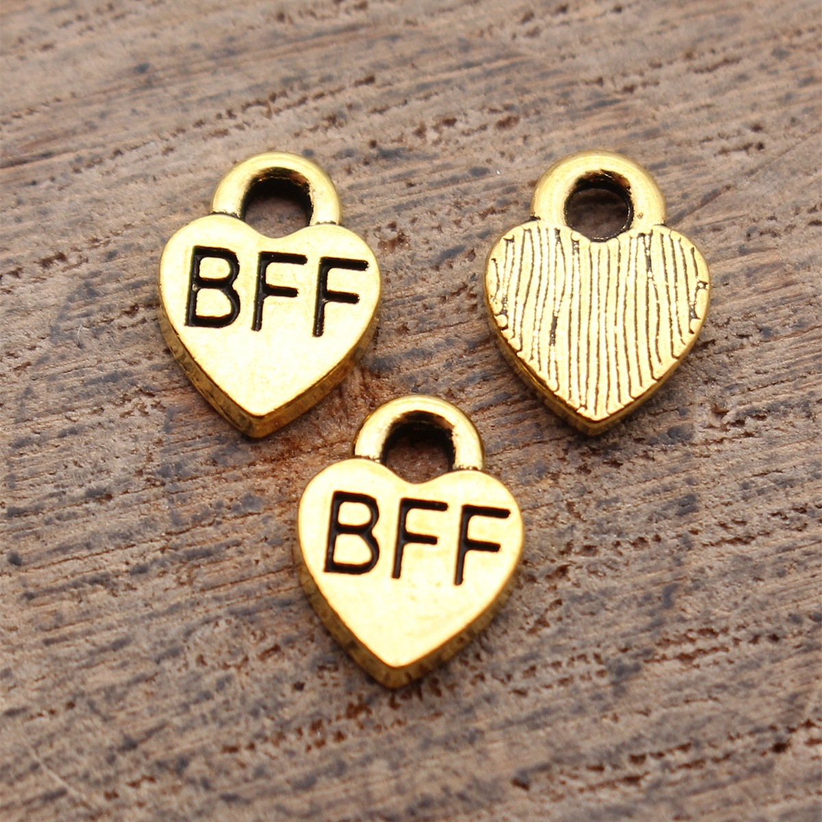 40 個 9.3x7mm アンティークゴールドカラー Bff - Vintage Tech Accessories のレビューと価格