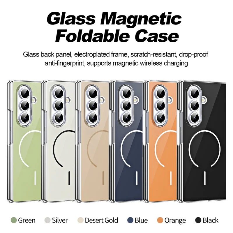 ガラス製マグネット式折りたたみスマホケース Samsung  - Tech Accessories Designer のレビューと価格
