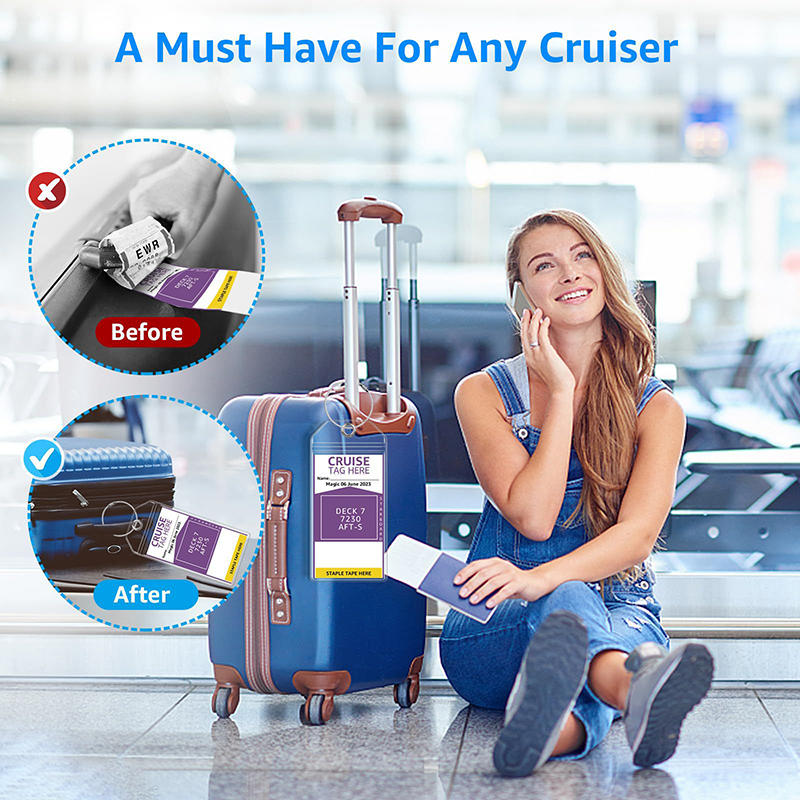 5 個のシンプルな多機能クルーズ船荷物タグ垂直透明 PVC  - Useful Tech Accessories のレビューと価格