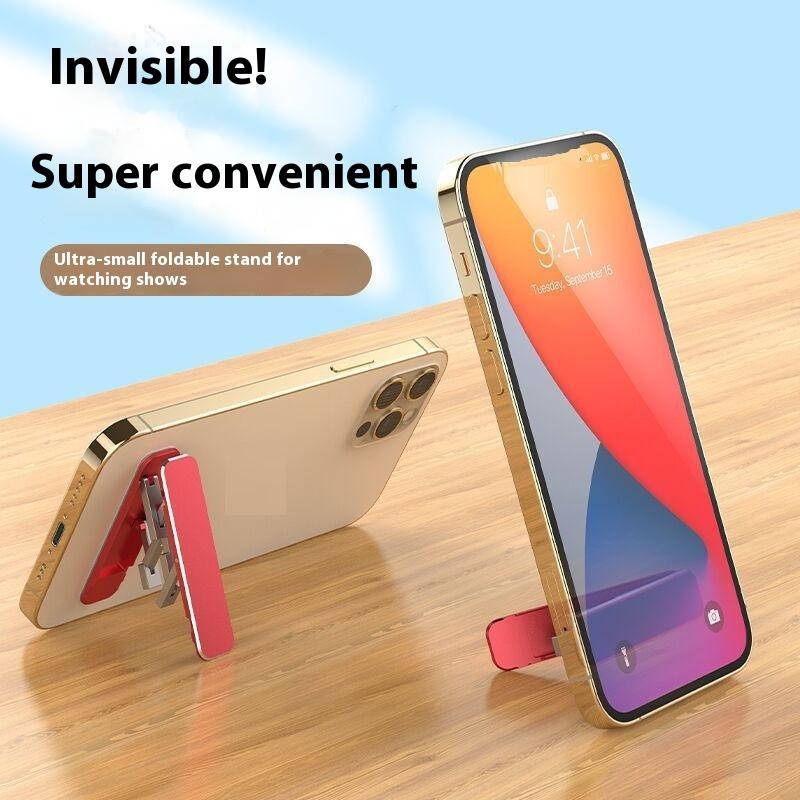1/3個入り ミニインビジブル折りたたみ式携帯電話スタンド  - Phone Stand Aluminum のレビューと価格