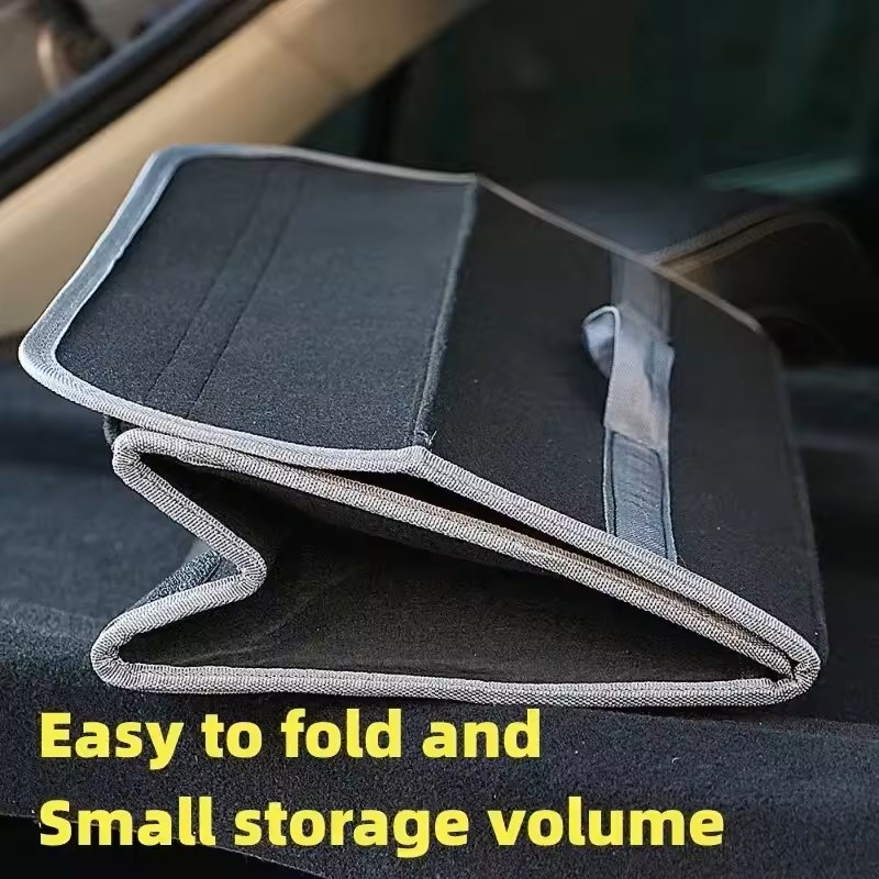 車のトランク用ソフトオーガナイザー、フェルト製収納ボックス、 - Tech Accessories Organizer のレビューと価格