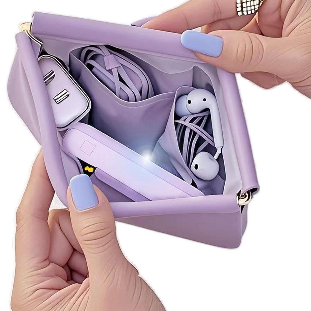 防水折りたたみ式化粧品ケース - 11-13cmの多層オーガ - Tech Accessories Kit のレビューと価格