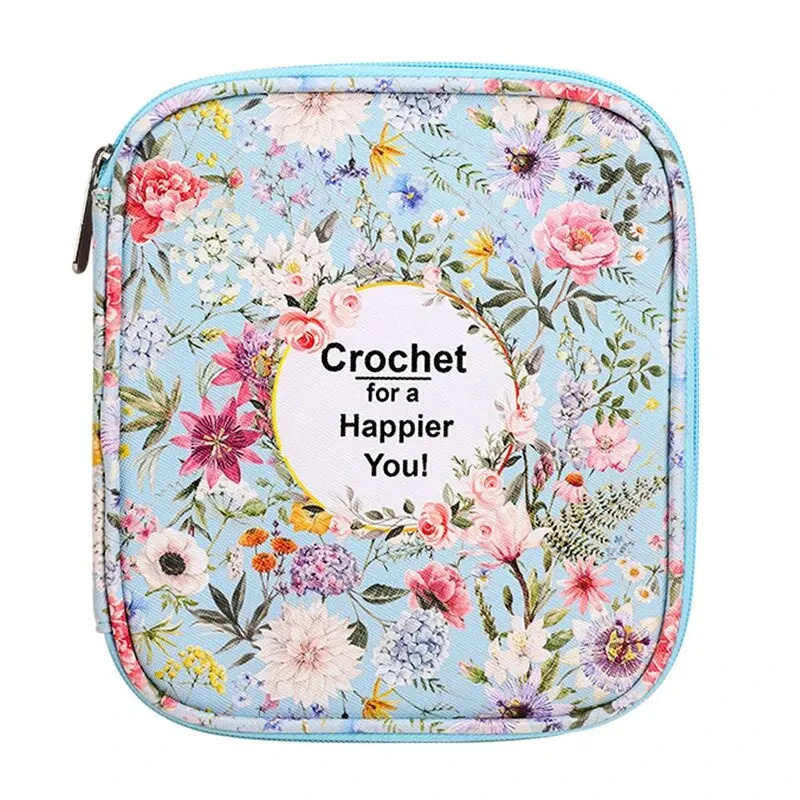防水編み物ツールオーガナイザー - カスタマイズ可能な花柄と - Tech Accessories Organizer のレビューと価格